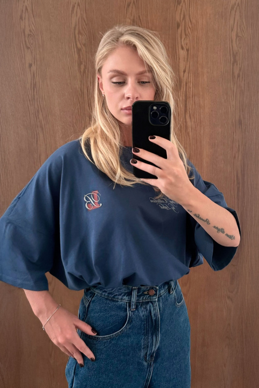 Футболка объемная HERITAGE BLUE