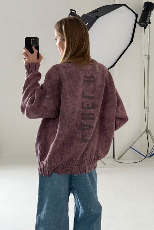 Джемпер FLAW PLUM