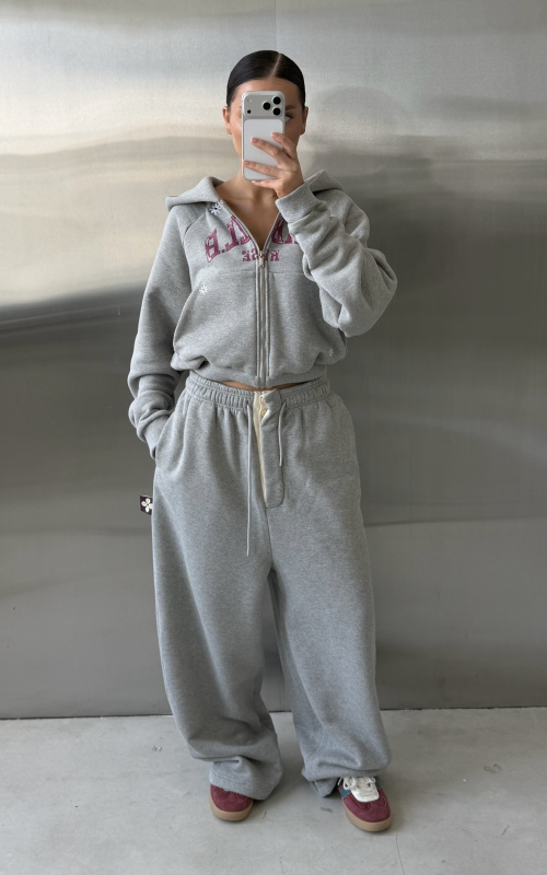 Худи на молнии укороченный