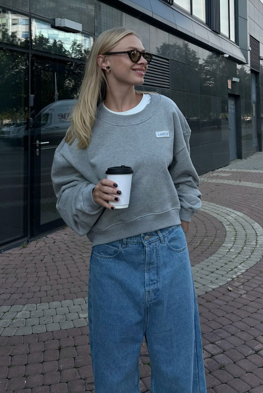 Свитшот GRAY MELANGE