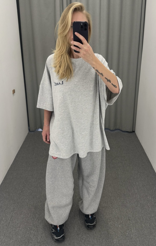 Футболка объемная RUGBY GREY